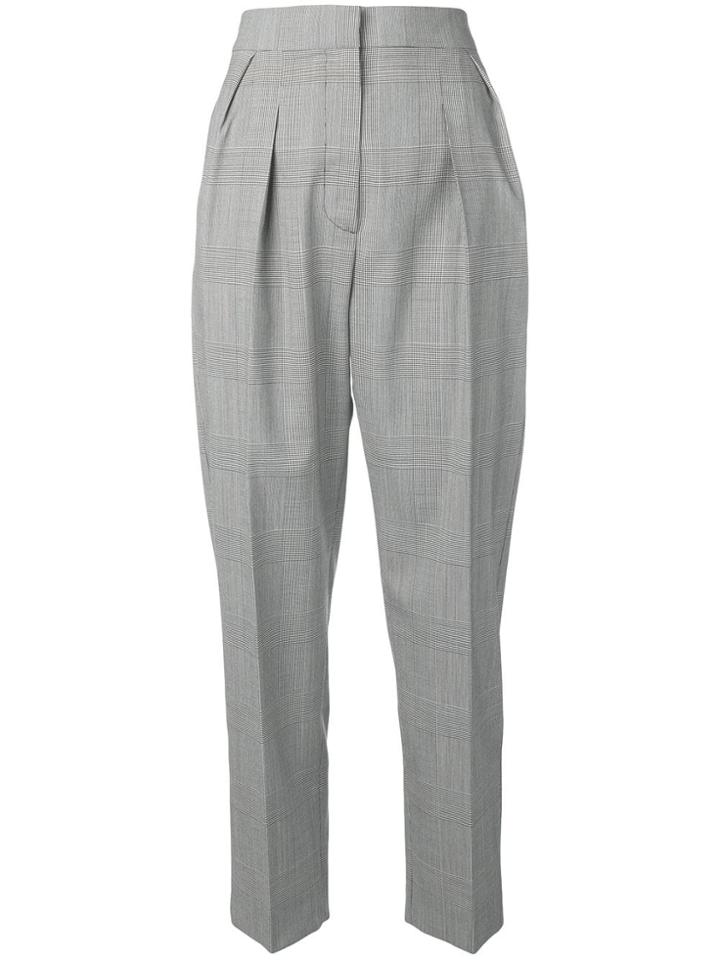 Max Mara Festa Check Trousers - Grey
