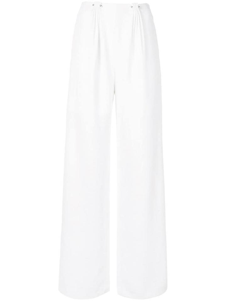 Dion Lee Pierced Waist Trousers - White