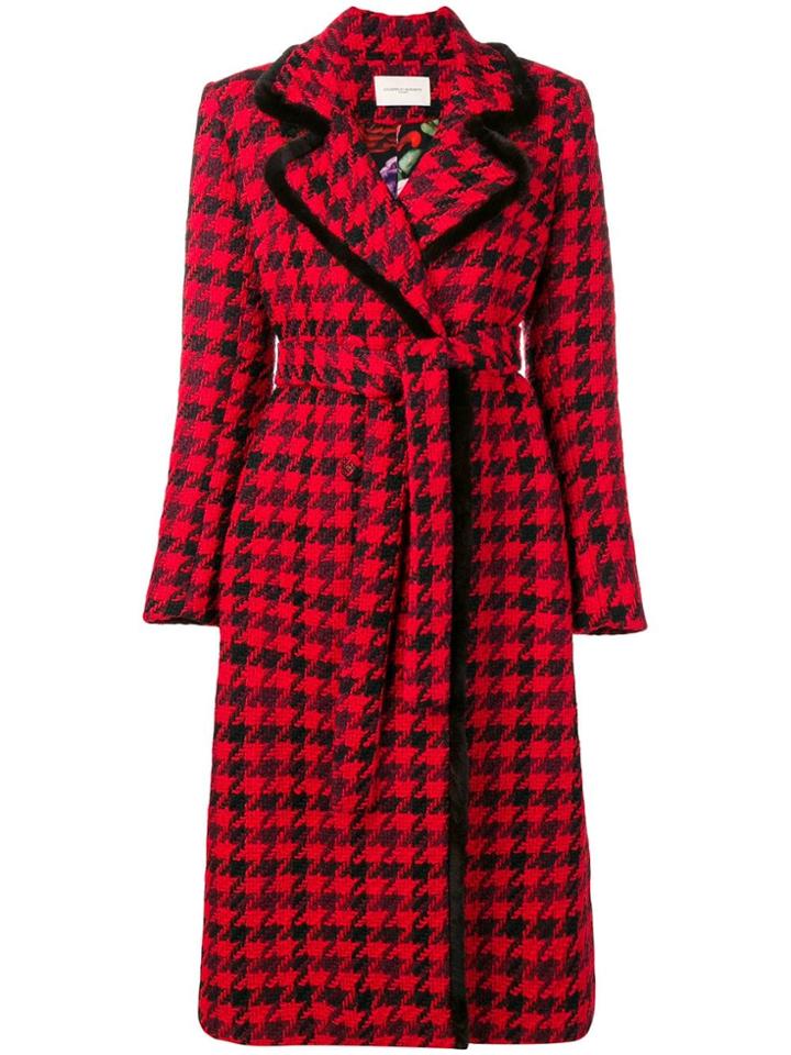Giuseppe Di Morabito Patterned Midi Coat - Red