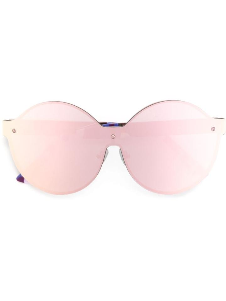 House Of Holland 'on A Lens' Sunglasses, Women's, Pink/purple, Other Fibres