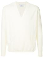 Ports V Wrap-effect Sweater - White