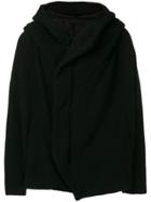 Julius Panelled Hooded Jacket - Black