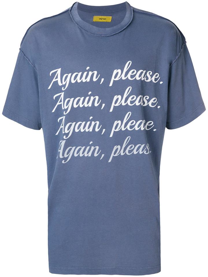 Mirror By Paura Again, Please T-shirt - Blue