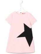 Msgm Kids Star Print T-shirt Dress, Girl's, Size: 12 Yrs, Pink/purple