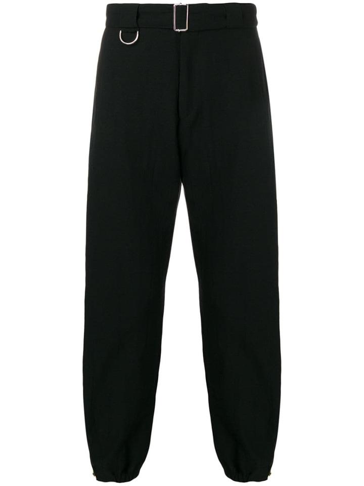 Paul Smith Loose Fit Belted Trousers - Black