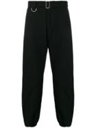 Paul Smith Loose Fit Belted Trousers - Black