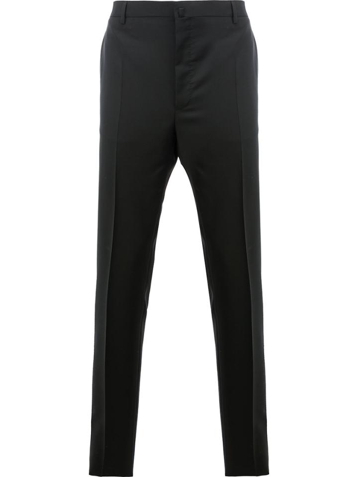 Lanvin Tailored Straight-fit Trousers - Black