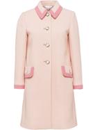 Miu Miu Wool Coat - Pink
