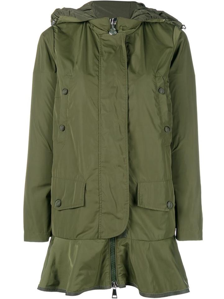 Moncler Chevaine Ruffle Parka Jacket