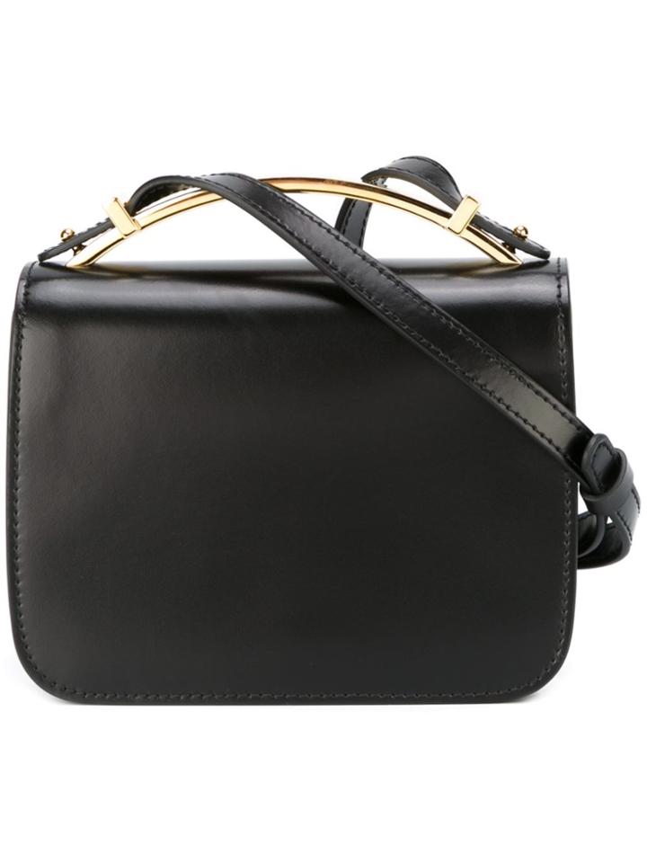 Marni Sculpture Crossbody Bag - Black