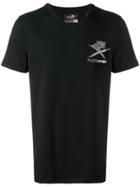 Plein Sport V-neck Crest T-shirt - Black