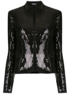 Reinaldo Lourenço Sequin Embellished Jacket - Black