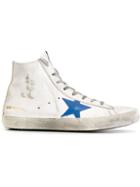 Golden Goose Deluxe Brand Francy Hi-top Sneakers, Men's, Size: 44, White, Leather/rubber