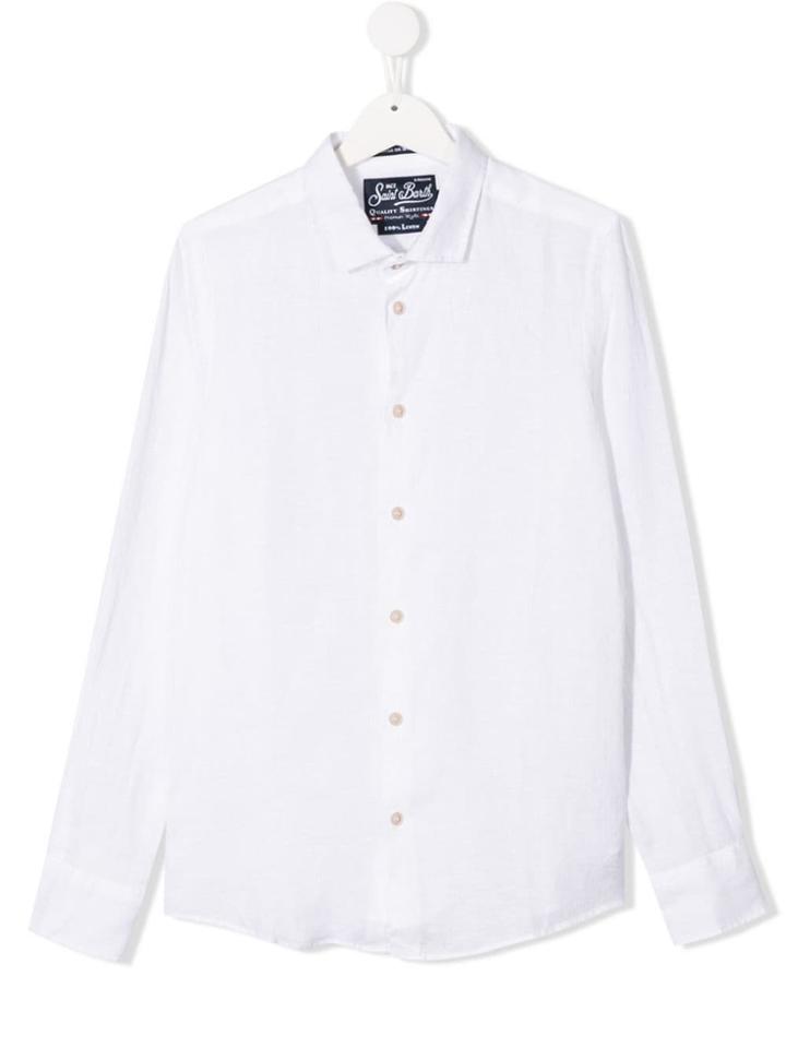 Mc2 Saint Barth Kids Classic White Shirt