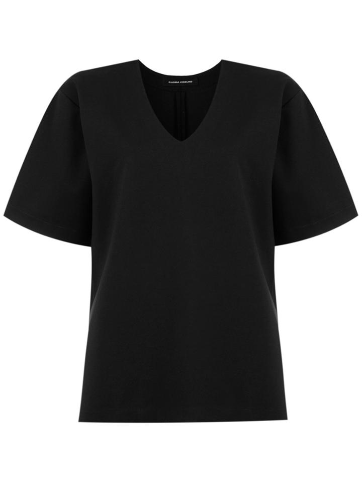 Gloria Coelho Bell Sleeves Blouse - Black