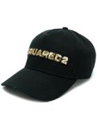 Dsquared2 Sequin Logo Baseball Cap - Black