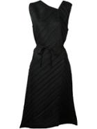 Pleats Please By Issey Miyake Pleated Flared Dress