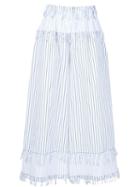 Cédric Charlier Striped Wide-leg Trousers