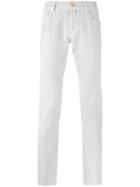 Jacob Cohen - Slim Fit Jeans - Men - Cotton/linen/flax/spandex/elastane - 35, Grey, Cotton/linen/flax/spandex/elastane