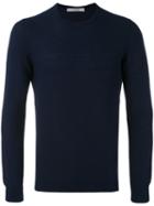 La Fileria For D'aniello - Textured Knit Jumper - Men - Cotton - 50, Blue, Cotton