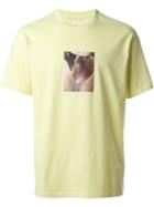 Misbhv Photo Print T-shirt, Men's, Size: Xl, Yellow/orange, Cotton