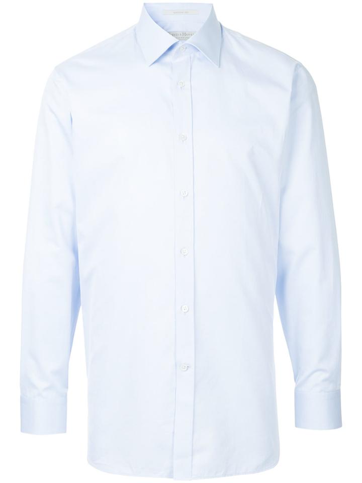 Gieves & Hawkes Formal Fitted Shirt - Blue