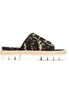 No21 Lace Double Buckle Sandals