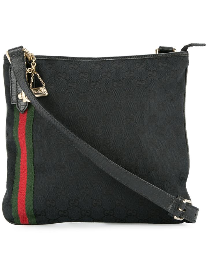 Gucci Vintage Gg Shelly Bag - Black
