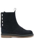 Sacai Stitched Chelsea Boots - Blue