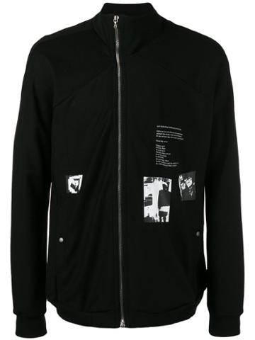 Julius Printed Sweatshirt Jacket, Men's, Size: 3, Black, Cotton