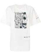 Mm6 Maison Margiela Scribble Patch T-shirt - White
