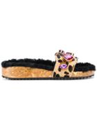 Sophia Webster Lyla Slides - Neutrals