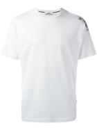 Stone Island Shoulder Print T-shirt, Men's, Size: Xl, White, Cotton