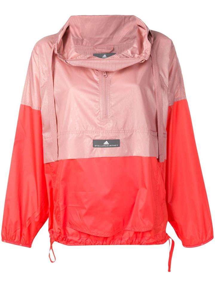 Adidas By Stella Mccartney Colour Block Windbreaker - Pink