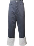 Loewe Wide-leg Jeans, Men's, Size: 48, Blue, Cotton