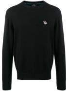 Ps Paul Smith Logo-embroidered Jumper - Black