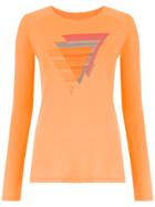 Track & Field Printed T-shirt - Yellow & Orange