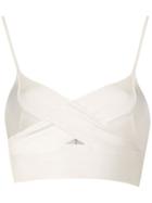 Andrea Bogosian Plus Knit Cropped Top - White