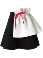 Msgm Layered Skirt, Women's, Size: 42, Black, Polyester/spandex/elastane/viscose