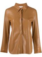 Nanushka Fitted Shirt - Brown