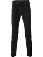 Neil Barrett Biker Jeans, Men's, Size: 31, Black, Cotton/polyester/spandex/elastane