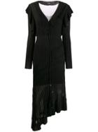 Just Cavalli Striped Knit Maxi Dress - Black