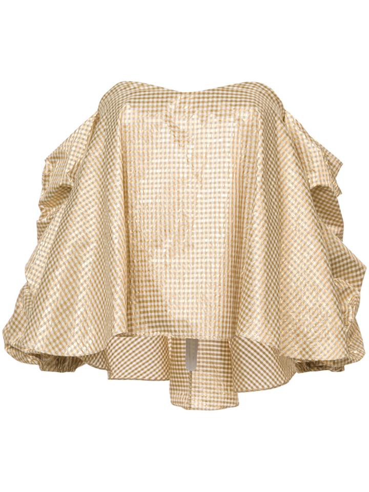Caroline Constas Off-the-shoulder Blouse - Yellow & Orange