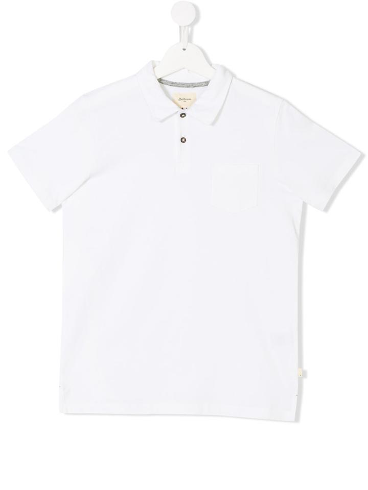 Bellerose Kids Chest Pocket Polo Shirt - White