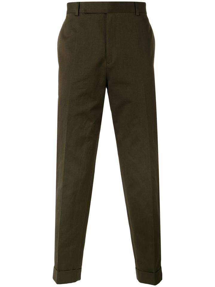 Paul Smith Loose Fit Trousers, Men's, Size: 36, Green, Cotton