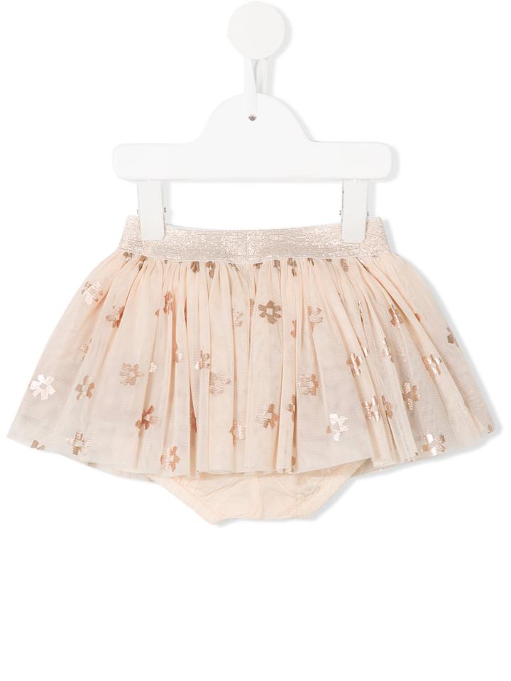 Stella Mccartney Kids Floral Print Honey Skirt, Toddler Girl's, Size: 18 Mth, Pink/purple