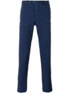 Pt01 Tapered Trousers, Men's, Size: 52, Blue, Cotton/linen/flax/elastodiene