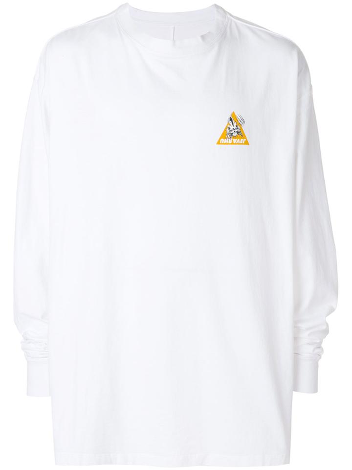 Unravel Project Rear Print Sweatshirt - White