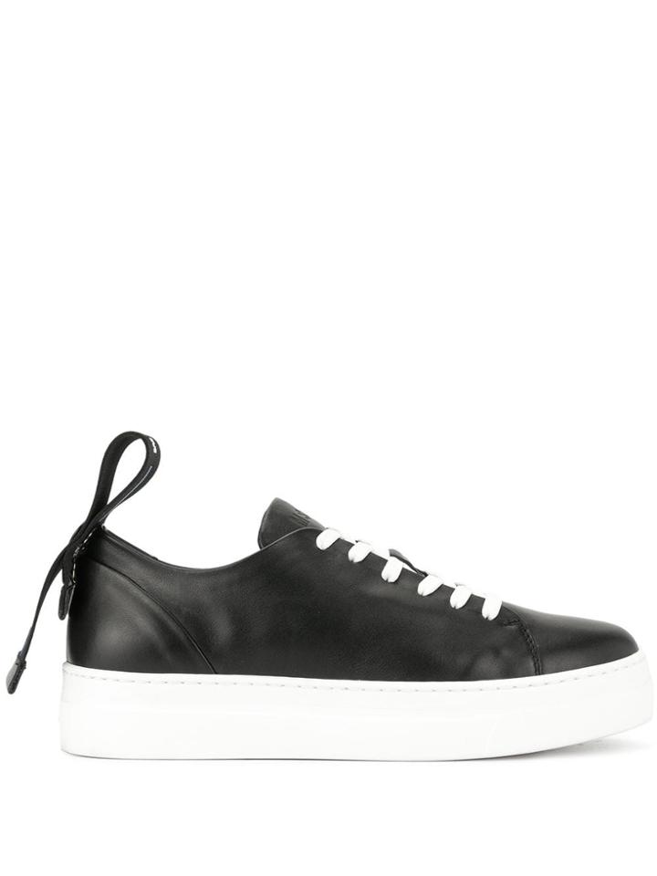 Msgm Pull Tab Sneakers - Black