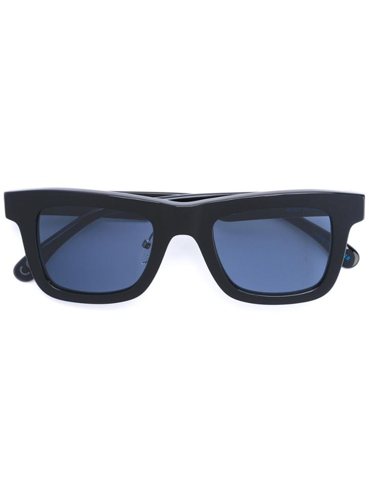 Italia Independent Square Frame Sunglasses - Black